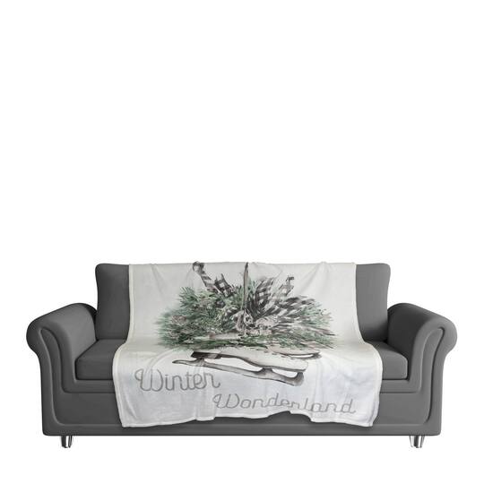Winter Wonderland 50x60 Coral Fleece Blanket